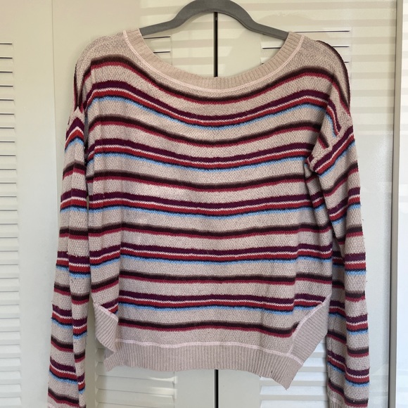 Free People Beach Road Trip Striped Sweater - Picture 3 of 4